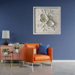 تابلو  گل برجسته همراه با نورپردازی(گچبری‌مدرن) - Image 5