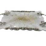 سینی پذیرایی سفید