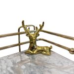 سینی پذیرایی مستطیل رزینی طرح سنگ‌مرمر (اکسسوری گوزن) - Image 2