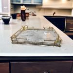 سینی پذیرایی مستطیل رزینی طرح سنگ‌مرمر (اکسسوری گوزن) - Image 4