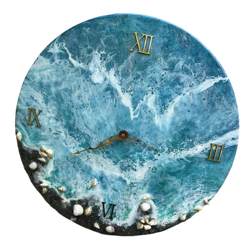 4ebd584ea7c8aaa767efbf9f6c8238ebe5369c09_1716142312 ساعت دیواری رزین طرح دریا برجسته - Image 1
