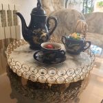 سینی طرح سنگ‌مرمر