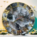 ساعت رزینی مشکی طرح ابروباد